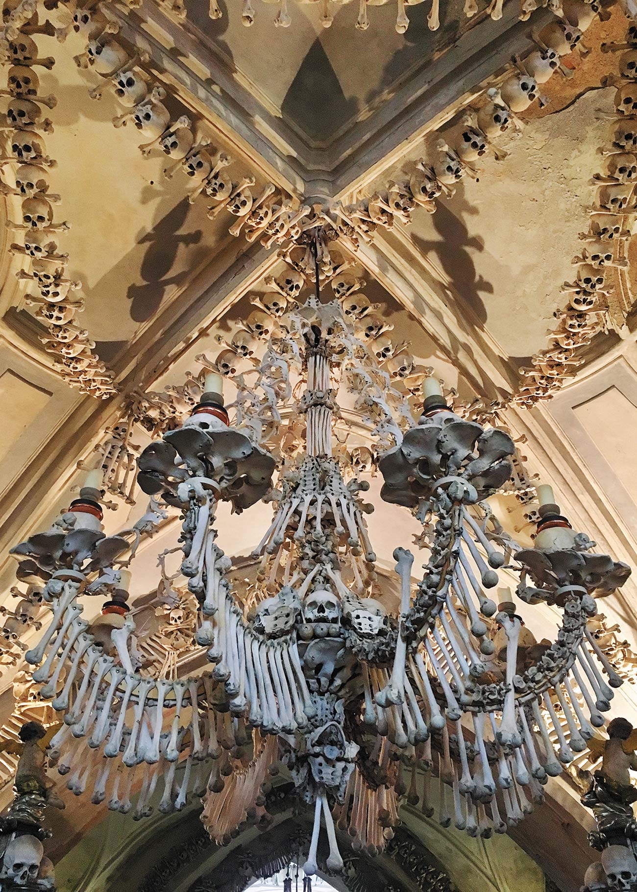 Wandering through the bone church at the which contains the artfully arranged - photo 20