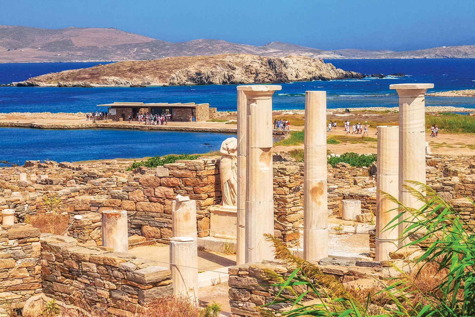 House of Cleopatra on Delos a boat on a Mykonos beach Its increasingly easy - photo 10