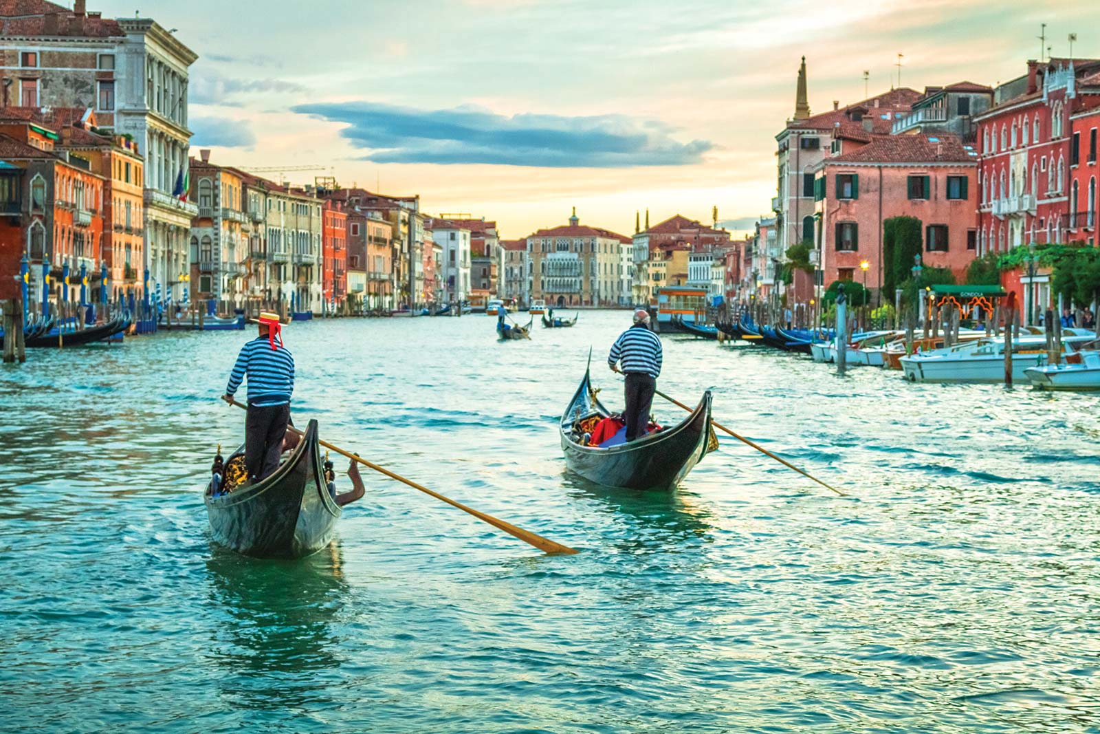 by gondola vaporetto or traghetto Taking in the thousands of - photo 4