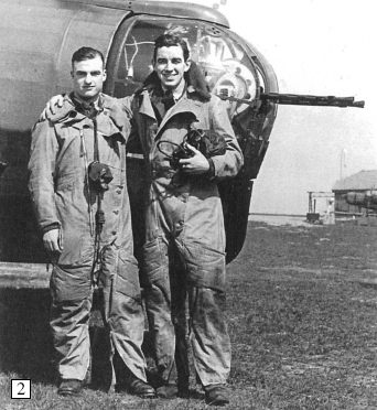 Rear gunner Sergeant Larry Lewis right and front gunner Sergeant George - photo 4