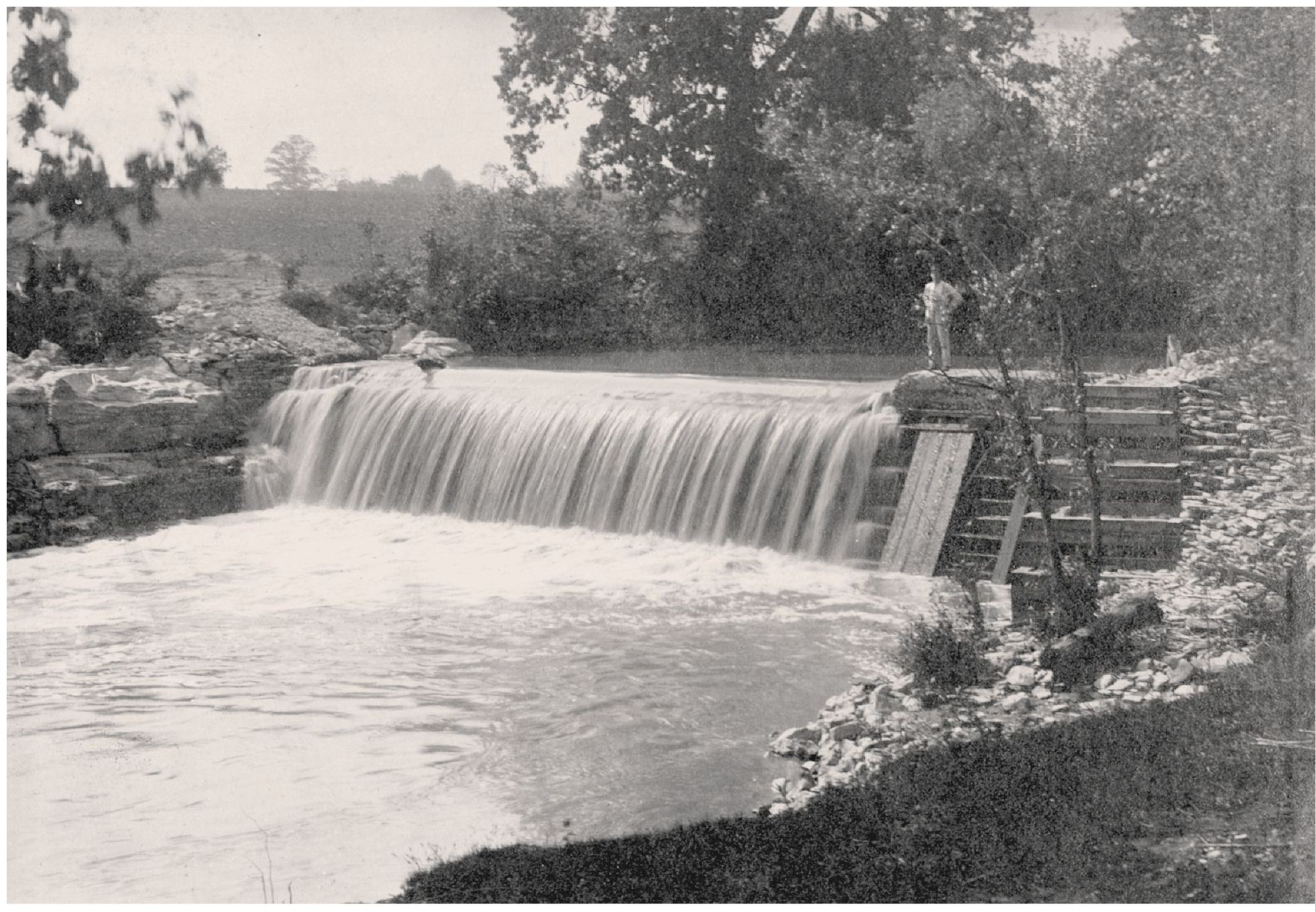 The Hopkinsville Waterworks Dam located on Little River northeast of - photo 6