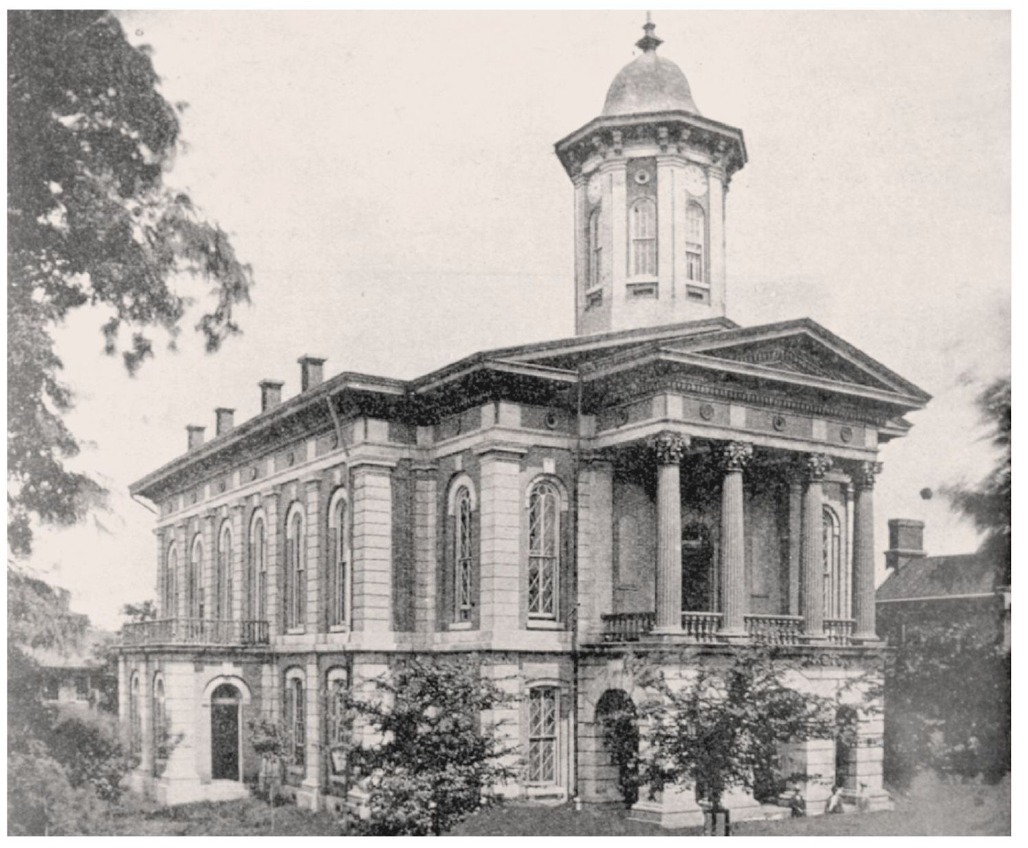 The Christian County Court House shown in these images from 1895 and the - photo 8