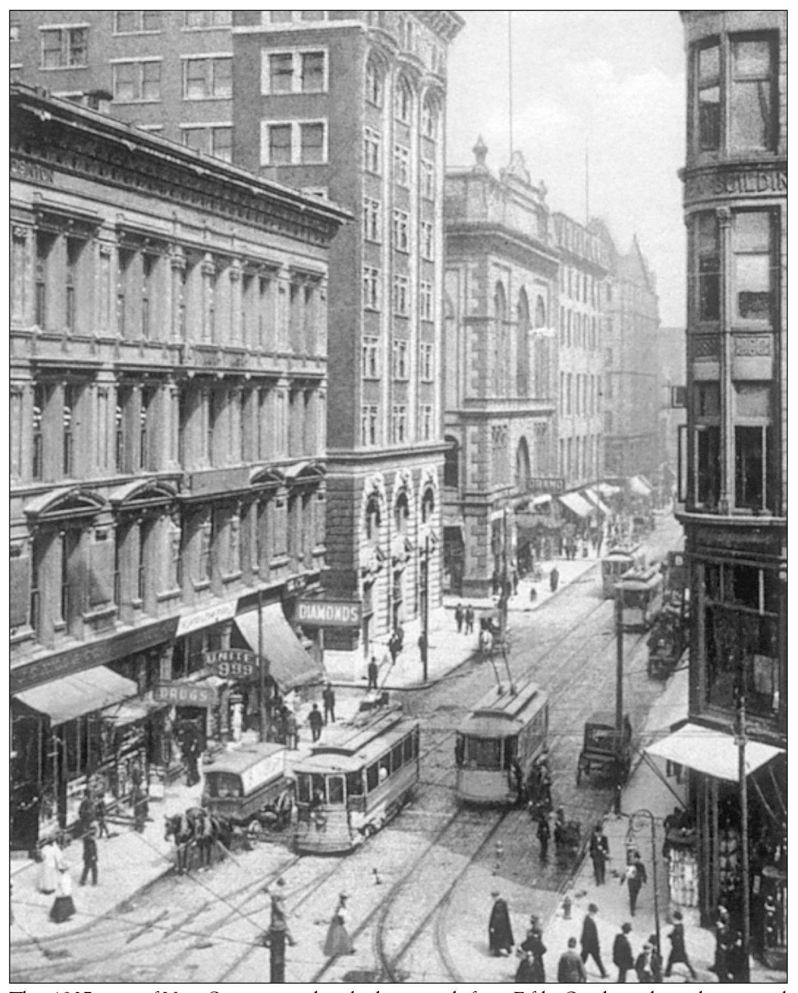 This 1907 view of Vine Street was taken looking north from Fifth On the right - photo 8