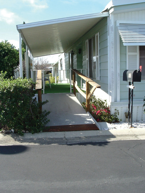 Mobile homes can require some creativity in ramp design Each ramp must - photo 6