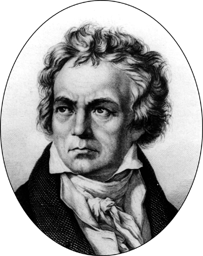 Beethoven From a late 19th century engraving taken from a Victorian collection - photo 3