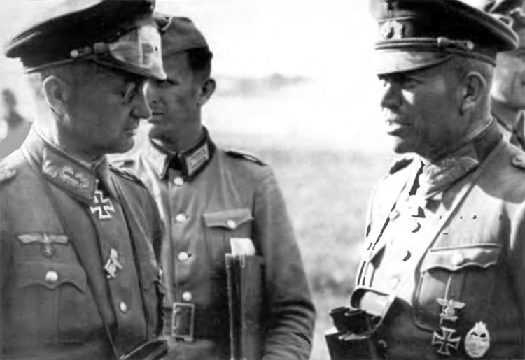 Model and Guderian discuss details of the operation June 1941 In the course - photo 3