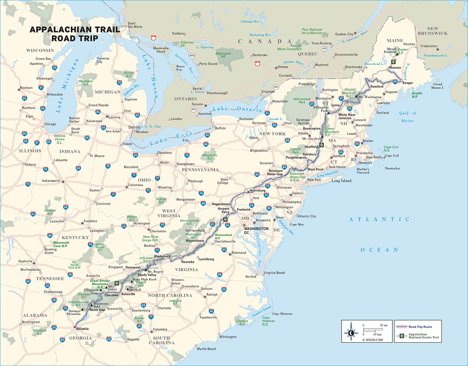 The Appalachian Trail is the longest hiking-only footpath in the world - photo 4