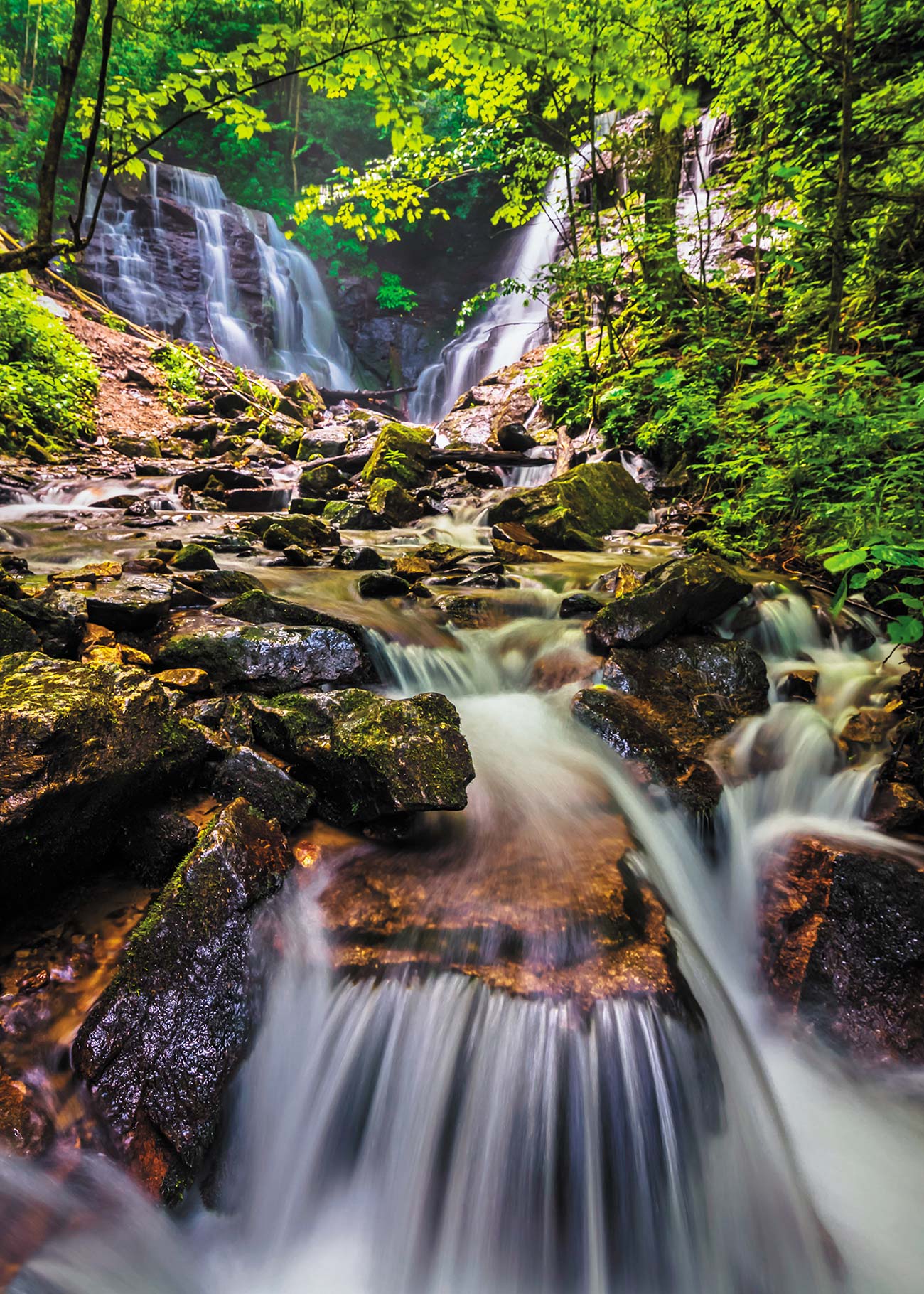 Soco Falls near Maggie Valley in North Carolina the Old Man of the - photo 9