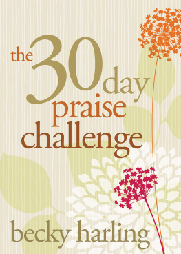 Becky Harling The 30-Day Praise Challenge