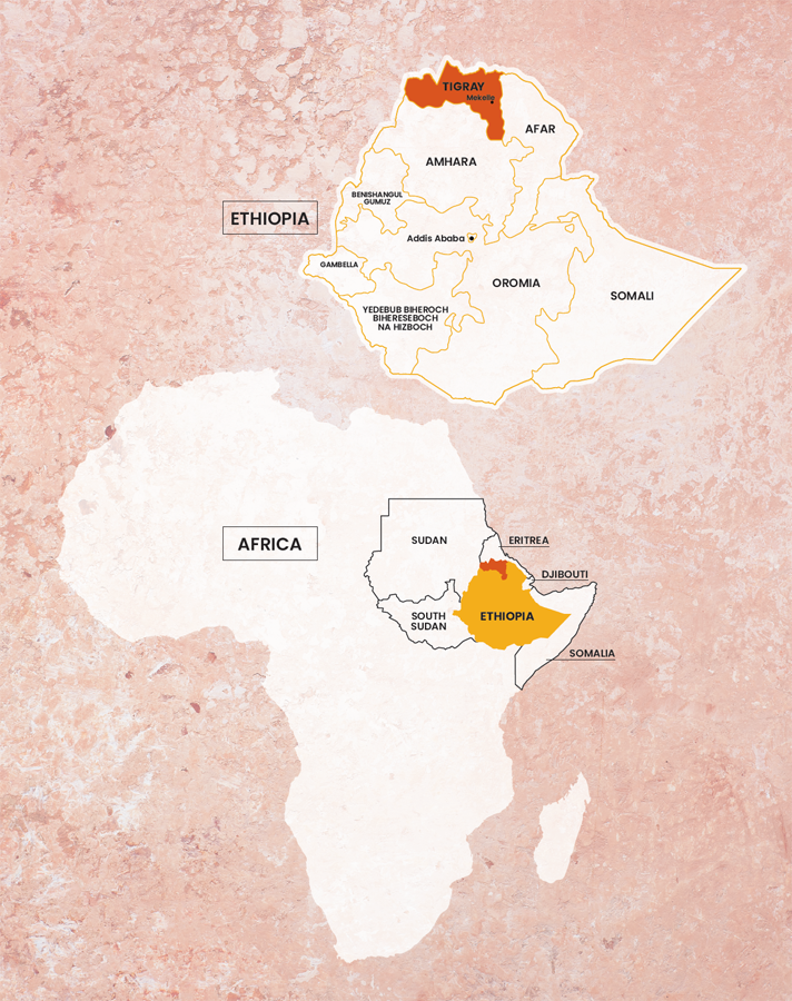 WHERE IS TIGRAY Tigray is the northernmost state of the Federal Democratic - photo 6