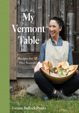 Gesine Bullock-Prado My Vermont Table