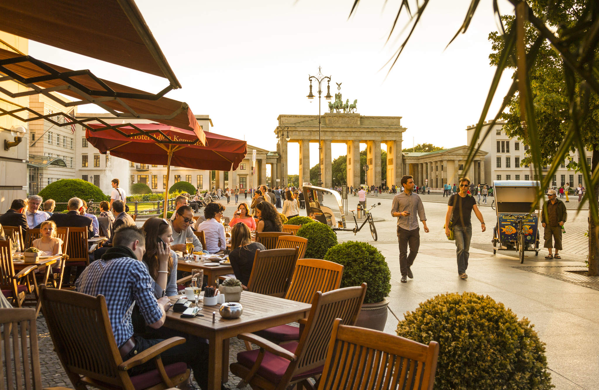 t The Brandenburg Gate bathed by the setting sun Berlin has it all from - photo 5