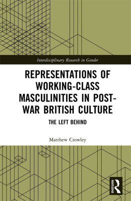 Matthew Crowley Representations of Working-Class Masculinities in Post-War British Culture