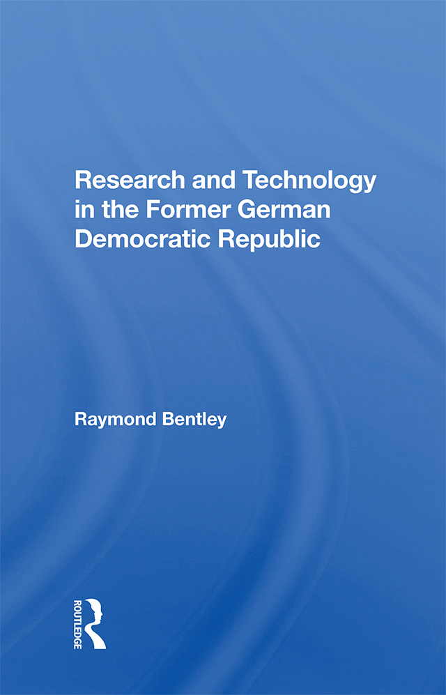 Research and Technology in the Former German Democratic Republic Research and - photo 1