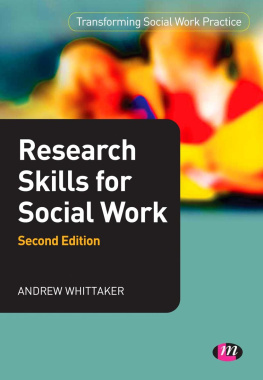 Andrew Whittaker - Research Skills for Social Work