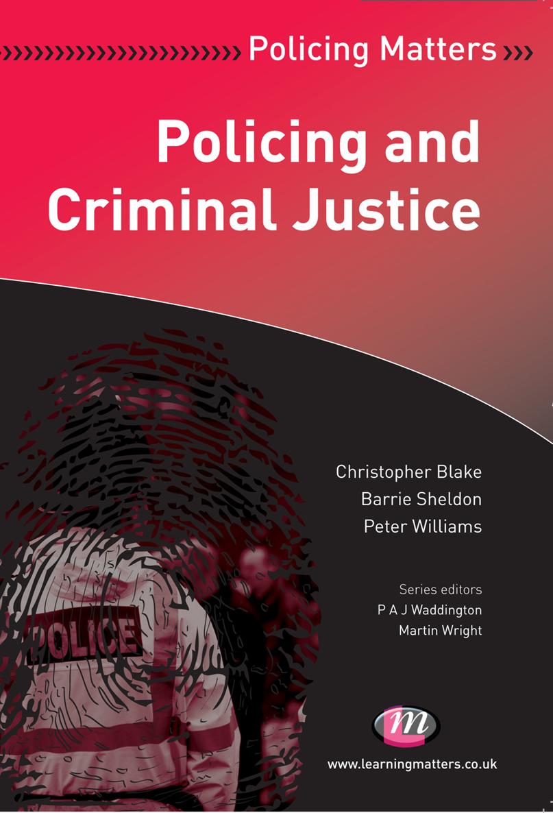 Policing Matters Policing and Criminal Justice Policing Matters Policing and - photo 1