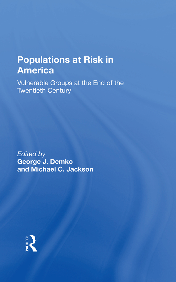 Populations at Risk in America A publication of the Nelson A Rockefeller - photo 1