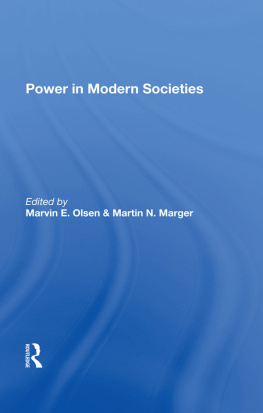 Marvin E. Olsen - Power In Modern Societies