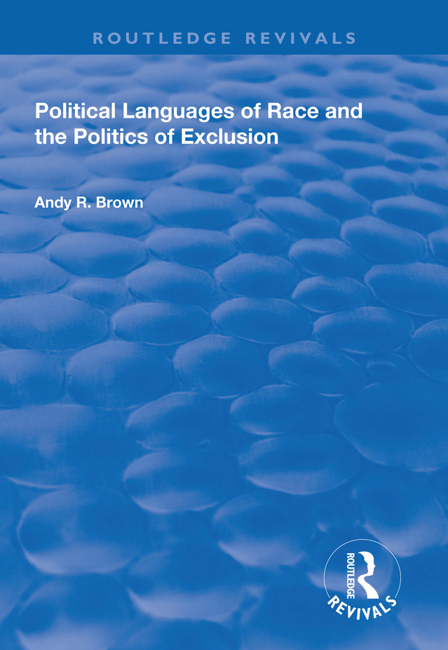 For my children and for Liz Political Languages of Race and the Politics of - photo 1