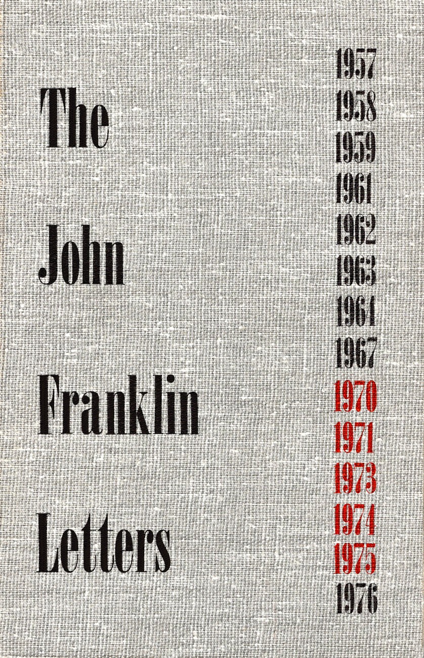 The John Franklin letters - image 1