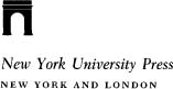 New York University Press New York and London Copyright 1994 by New York - photo 1