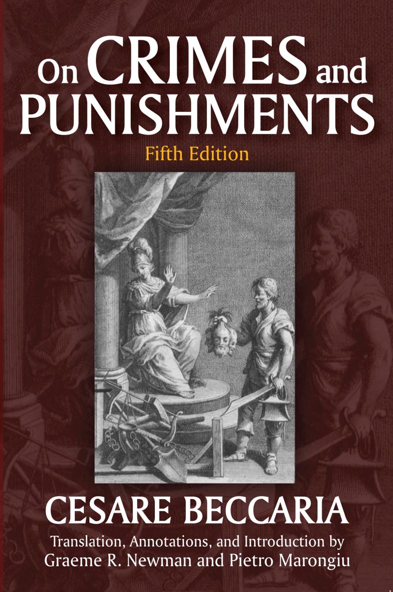 On CRIMES and PUNISHMENTS On Crimes and Punishments Fifth Edition CESARE - photo 1