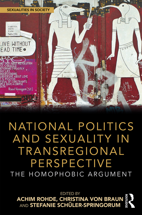 National Politics and Sexuality in Transregional Perspective National Politics - photo 1