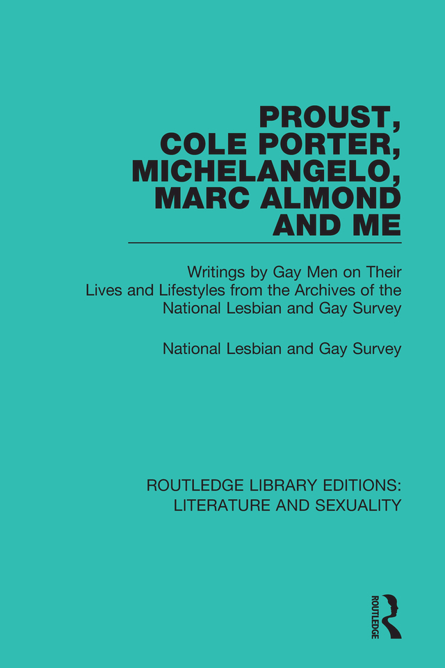 ROUTLEDGE LIBRARY EDITIONS LITERATURE AND SEXUALITY Volume 5 PROUST COLE - photo 1