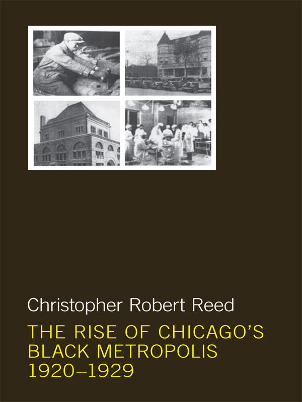 THE RISE OF CHICAGOS BLACK METROPOLIS 19201929 THE NEW BLACK STUDIES SERIES - photo 1