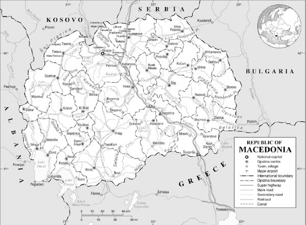 Figure 1 Map of Macedonia Based on a UN map UN Cartographic Section During - photo 5