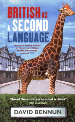 David Bennun British As A Second Language