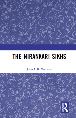 John C.B. Webster The Nirankari Sikhs