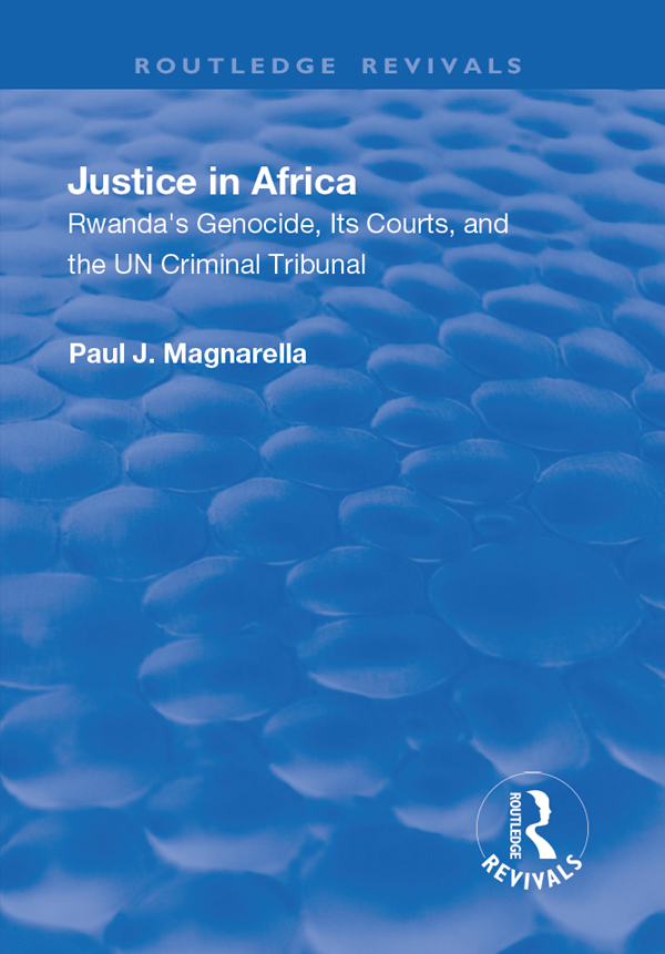 JUSTICE IN AFRICA Contemporary Perspectives on Developing Societies JOHN MUKUM - photo 1