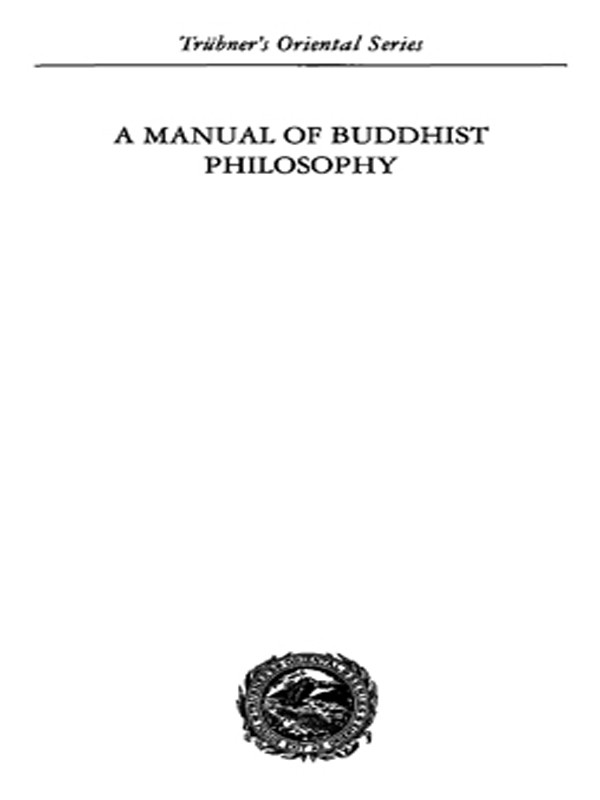 Trbners Oriental Series BUDDHISM In 16 Volumes I The Life of - photo 1