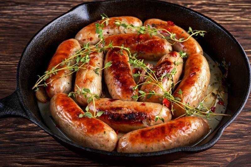 This milk flavored dripping pork sausage is a delicious and tasty breakfast - photo 7