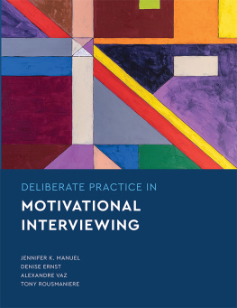 Jennifer Knapp Manuel - Deliberate Practice in Motivational Interviewing