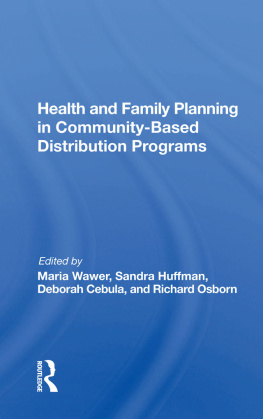 Maria Wawer Health And Family Planning In Community-based Distribution Projects