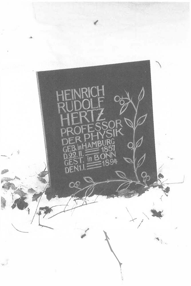 Gravestone of Heinrich Hertz in the cemetery of Hamburg-Ohlsdorf Photograph by - photo 2