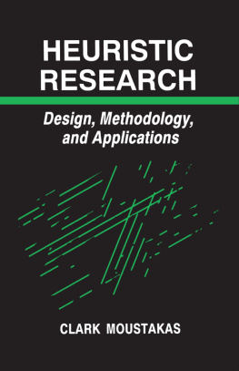 Clark Moustakas - Heuristic Research: Design, Methodology, and Applications