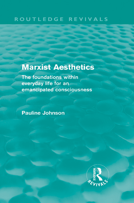 Routledge Revivals Marxist Aesthetics Originally published in 1984 this study - photo 1