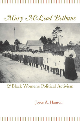 Joyce A. Hanson - Mary McLeod Bethune and Black Womens Political Activism