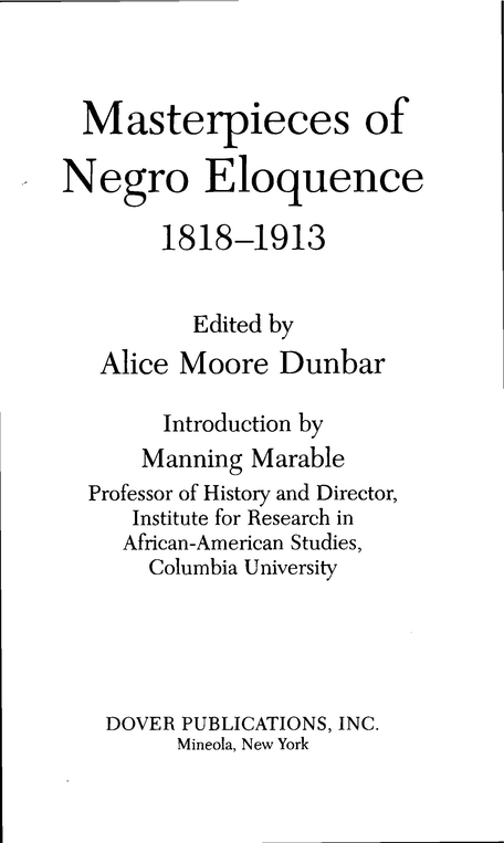 TO THE BOYS AND GIRLS OF THE NEGRO RACE THIS BOOK IS DEDICATED WITH THE HOPE - photo 2