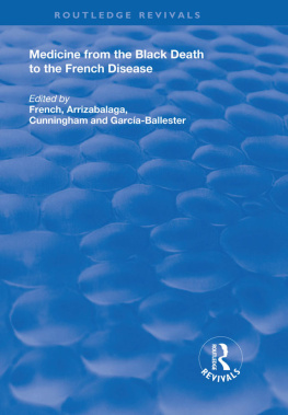 Roger French - Medicine from the Black Death to the French Disease