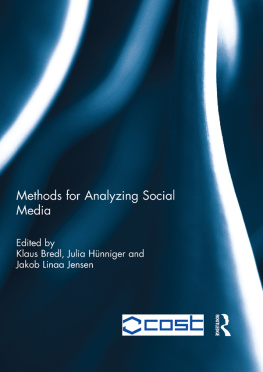 Klaus Bredl - Methods for Analyzing Social Media