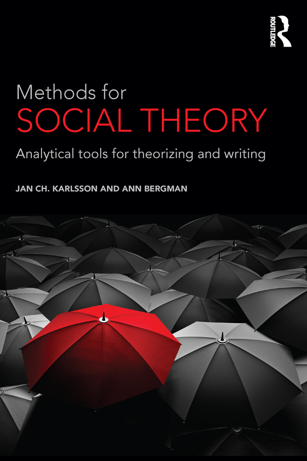 METHODS FOR SOCIAL THEORY This book constitutes a practical guide to the - photo 1