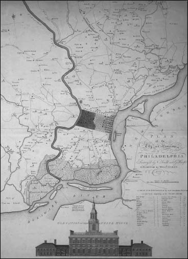 Fig 1 The Philadelphia region imagined in a map of 1777 The orderly grid - photo 3