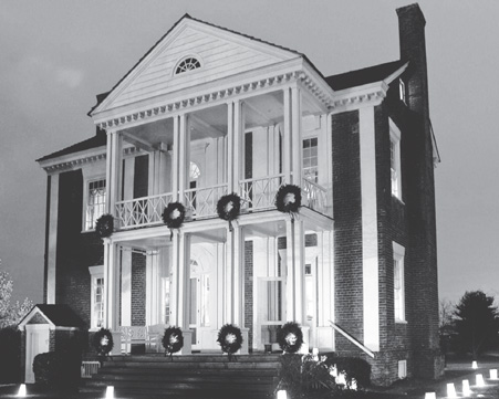 The Vann House with luminaries and holiday wreaths Courtesy of the Chief Vann - photo 1