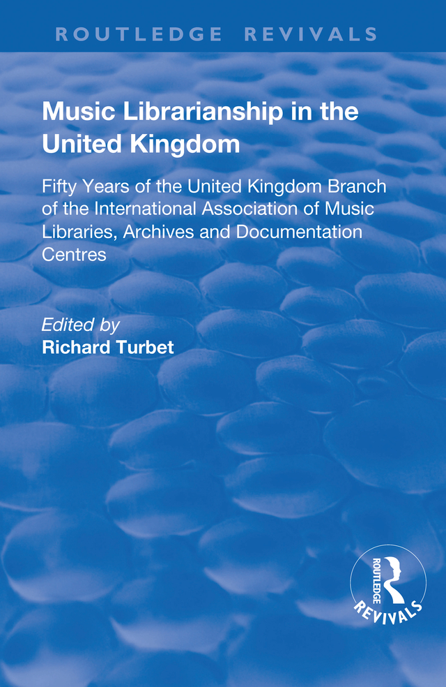 MUSIC LIBRARIANSHIP IN THE UNITED KINGDOM Music Librarianship in the United - photo 1