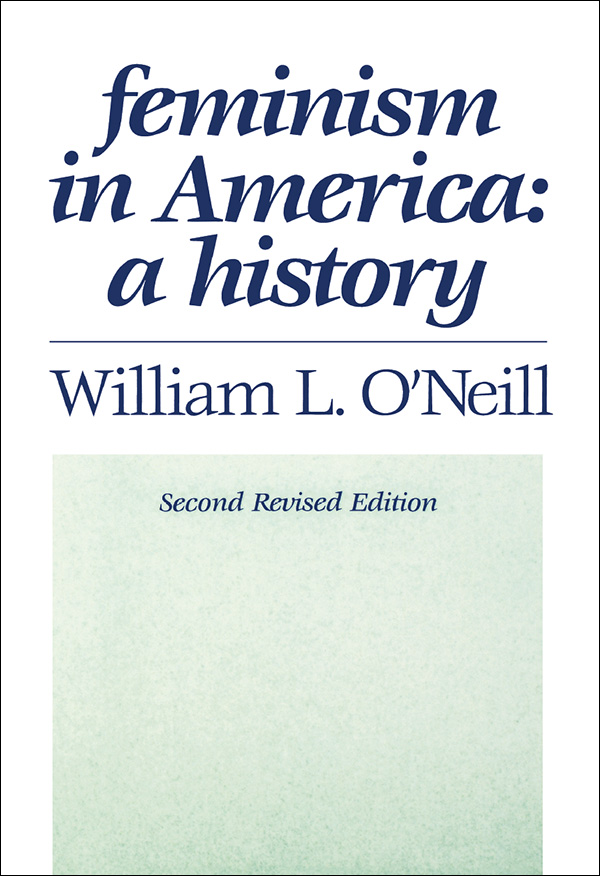 feminism in America a history feminism in America a history William - photo 1