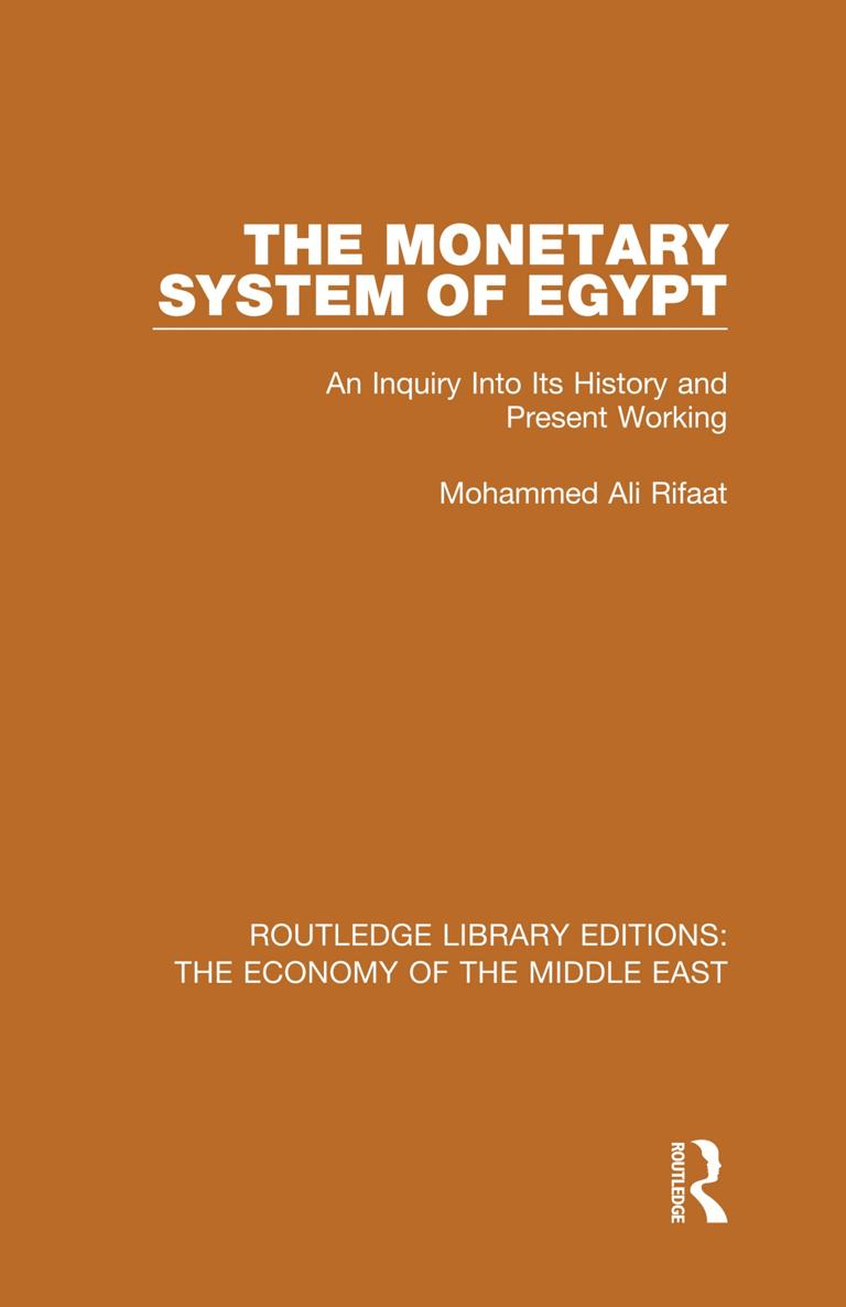 ROUTLEDGE LIBRARY EDITIONS THE ECONOMY OF THE MIDDLE EAST Volume 21 THE - photo 1